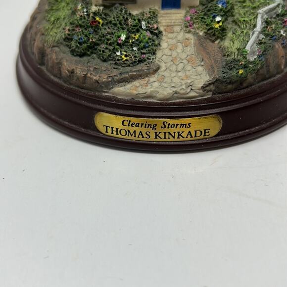 Thomas Kinkade Clearing Storms Vintage Lighted Figurine - Picture 5 of 12